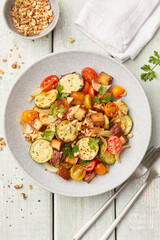 Zucchini tomato vegetables