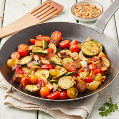 Zucchini tomato vegetables