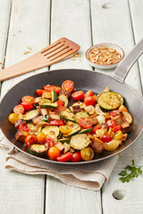 Zucchini tomato vegetables