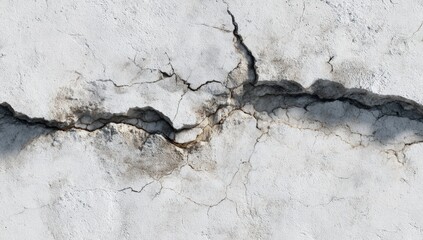 Cracked concrete surface texture