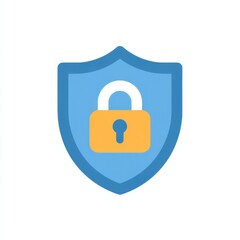 Digital SSL certificate displaying web encryption security with simple cybersecurity design and clean minimal online protection elements