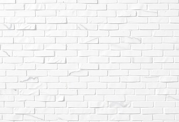 Fototapeta premium Clean white ceramic brick tile wall, modern abstract texture , geometric, interior design