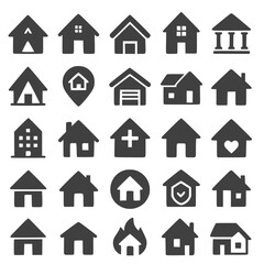 Modern Minimalist House Vector Illustration