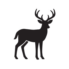 Silhouette of a cardinal bird isolated on white background, perched gracefully