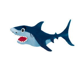 cute shark children illustration