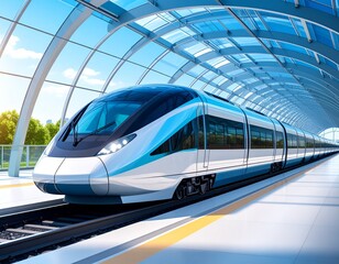 Fototapeta premium High Speed Train