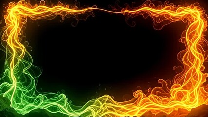 lay framing amp bass inglorious backdrop, amp ardent plasm moulding shot shine heatwaves inkling with shimmering patterns. ripple of unripe and golden brandish and intertwine, raise amp