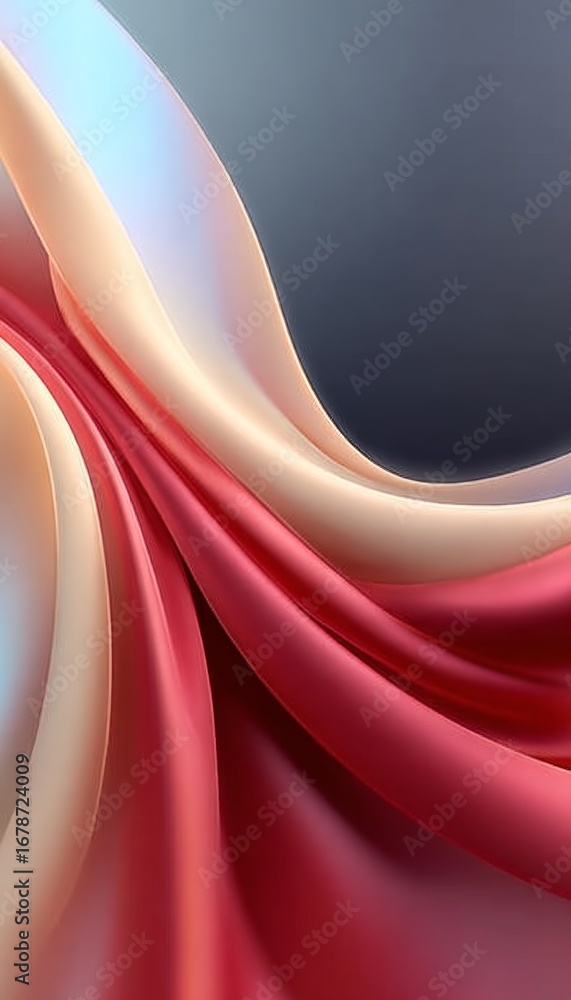 Poster an exquisite canvas of texture featuring red and orange hues in a captivating abstract design