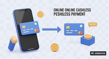 Mobile phone facilitating online cashless transactions