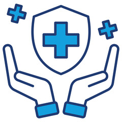 Prevention Blue Icon
