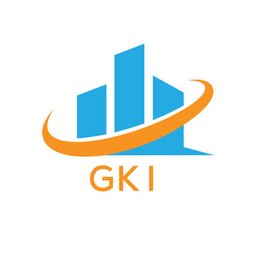 GKI Real Estate Company logo. GKI Modern Building Company logo design for entrepreneur and business. GKI best icon Business Branding.
