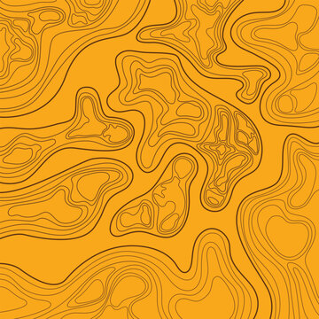 Topography background. Vector banner. Topography background. Vector geographic contour map. Background of the topographic map. Topographic map lines, contour&nbsp;background.