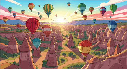 Sunrise Balloon Festival in Cappadocia