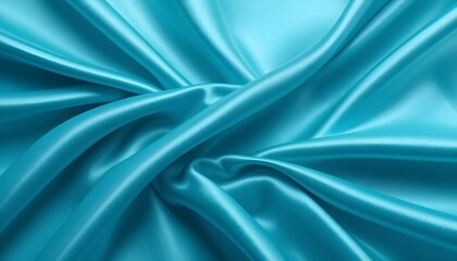Obraz premium aqua abstract background. Silk satin velvet fabric. Elegant luxury rich