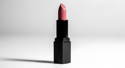 Elegant pink and peach ombre lipstick product shot studio lighting