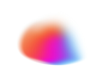 Holographic Vibrant Gradient Blob Blurry Effect 