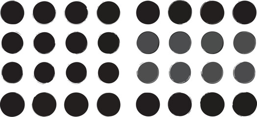 Modern abstract circles pattern for graphic design backgrounds and textures