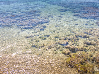 Landscape in a beach in Hammamet, Tunisia