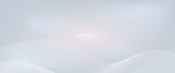 Abstract white circles lines on grey background. with lighting effect sparkle. poster