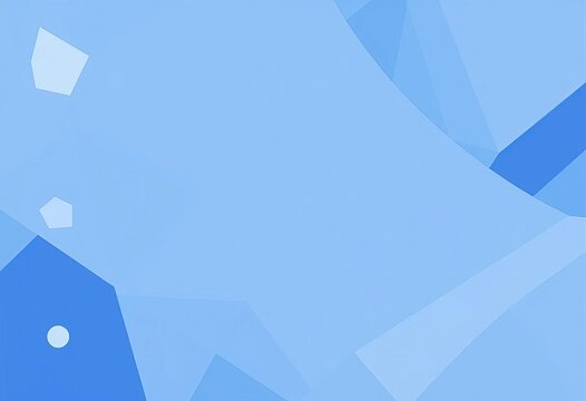 Abstract blue geometric vector background with white shapes, ideal for brochure, website, or certificate design, graphics, design