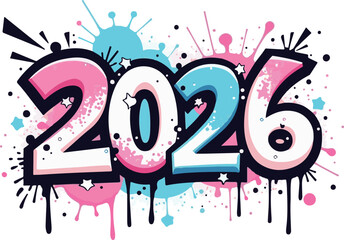 happy new year 2026 vector file