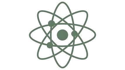 Atom illustration graphic