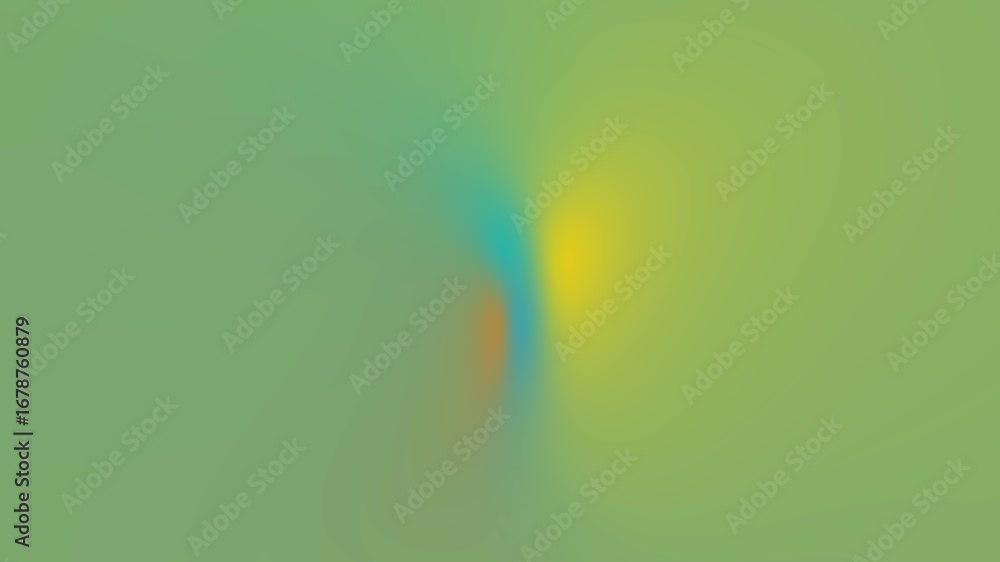 Poster slow motion loopable abstract liquid shapes create swirling multicolored gradient with soft blurred 