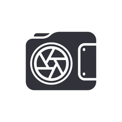 Simplified Camera Icon Depicting Photographic Equipment For Vector Illustration Element