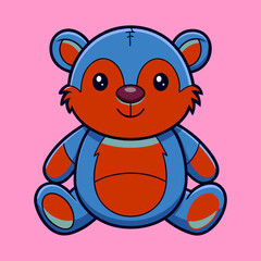 teddy bear with pink ribbon