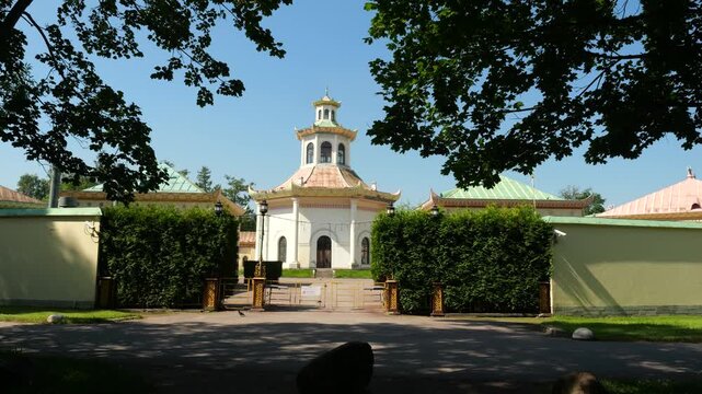 The Chinese Village in the Alexander Park of Tsarskoye Selo, Pushkin, Russia