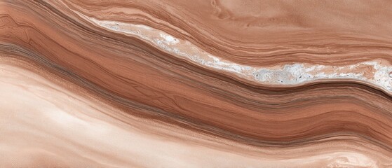 Obraz premium Abstract brown and beige swirling marble texture background