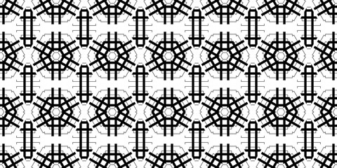 Seamless Transparent Art Deco Geometric Pattern for Background Layout Template