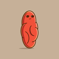 Simple Haemophilus influenzae cartoon vector illustration Collection of Pharmacy day concept icon isolated