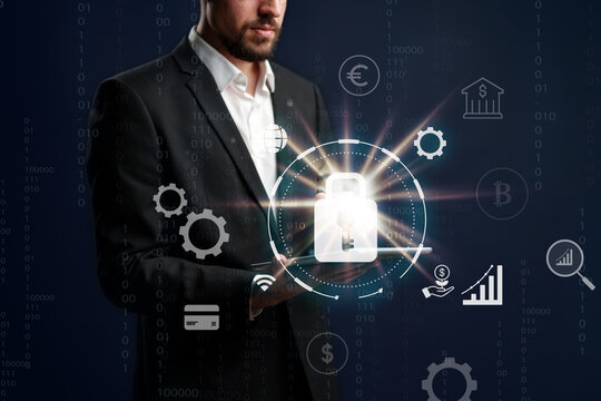 Modern technology transforms cybersecurity strategies with data protection and digital finance