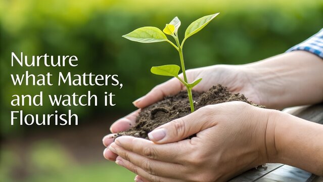 Nurturing What Matters and Watching It Flourish.