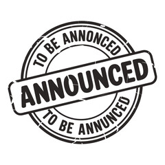 Official stamp announcing future information