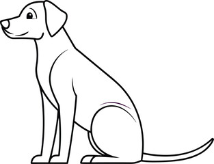 Dog Illustration. Cute Dog Artwork. Cartoon Dog Drawing. Realistic Dog Illustration. Puppy Artwork Design. Dog Portrait Illustration. Sitting Dog Drawing. Dog Breed Illustration