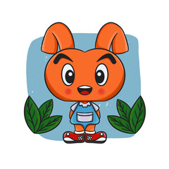 cute ant illustration