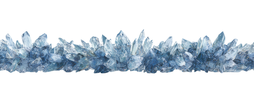A decorative border of icy shards in jagged form with clear cool highlights, isolated on transparent background.
- Powered by Adobe