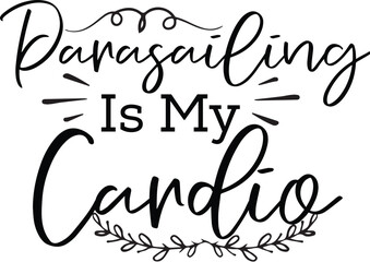 Parasailing SVG Design