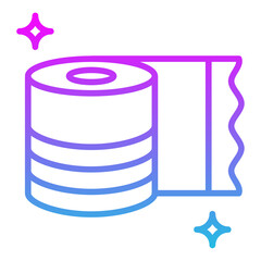 Toilet Paper Icon