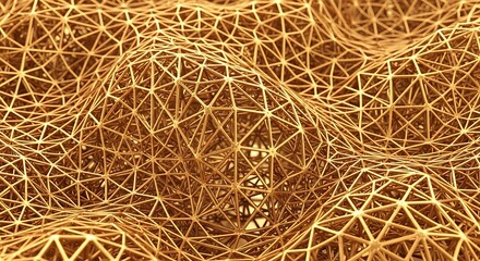 Golden Network Pattern.
