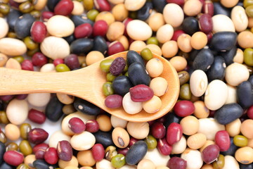 Mixed bean background 