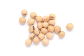 Soy isolated on white background