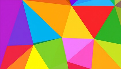 Vibrant polygon graphic design