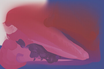 Abstract Red and Blue Gradient Design for Modern Backgrounds and Digital Art with Smooth Blurs and Flowing Shapes Perfect for Wallpapers and Creative Projects