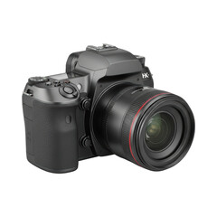 Fototapeta premium High-end digital camera with large lens and advanced features
