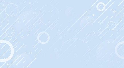 Abstract background with slanted lines. Glowing geometric smoothly fading lines and circles on a blue background.