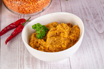 Indian cuisine - Lentil vegan dal
