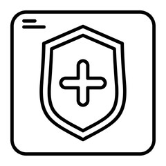 Obraz premium Shield Free Icon